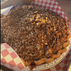 Bourbon Pear Crumble Pie